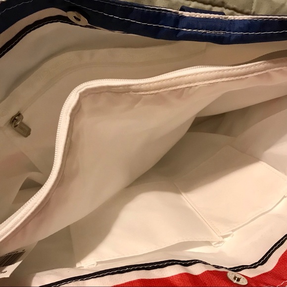 LeSportsac Striped Tote NWT - Picture 3 of 4